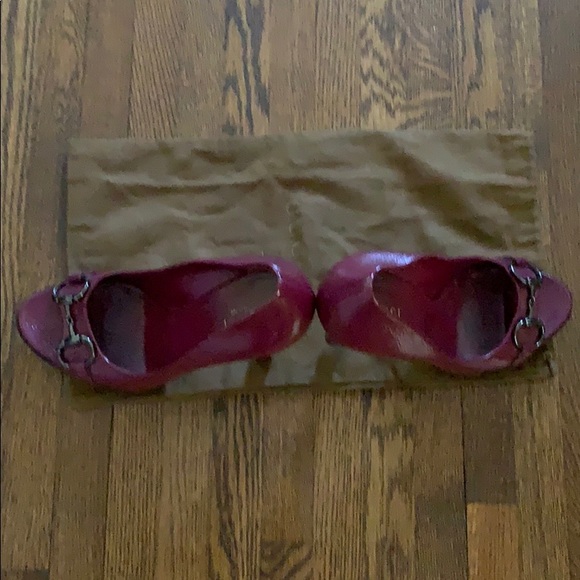 wine purple Gucci platforms. Excellent condition! - Picture 4 of 4